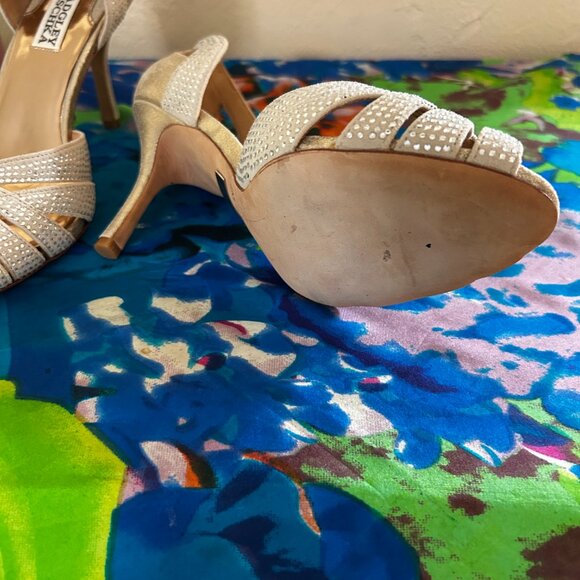 Badgley Mischka Evening Wear Heels - Picture 6 of 7